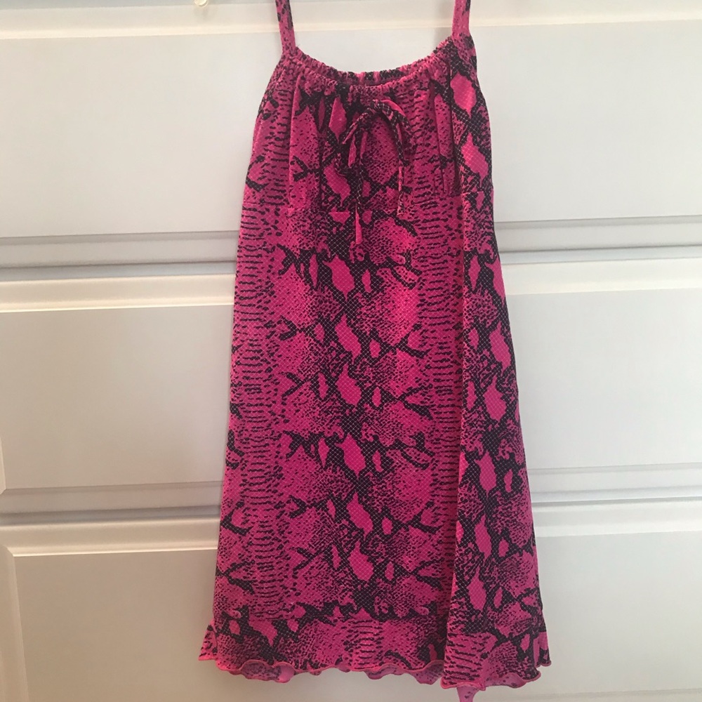 Adorable Pink Snakeskin Dress - Size 6/6X